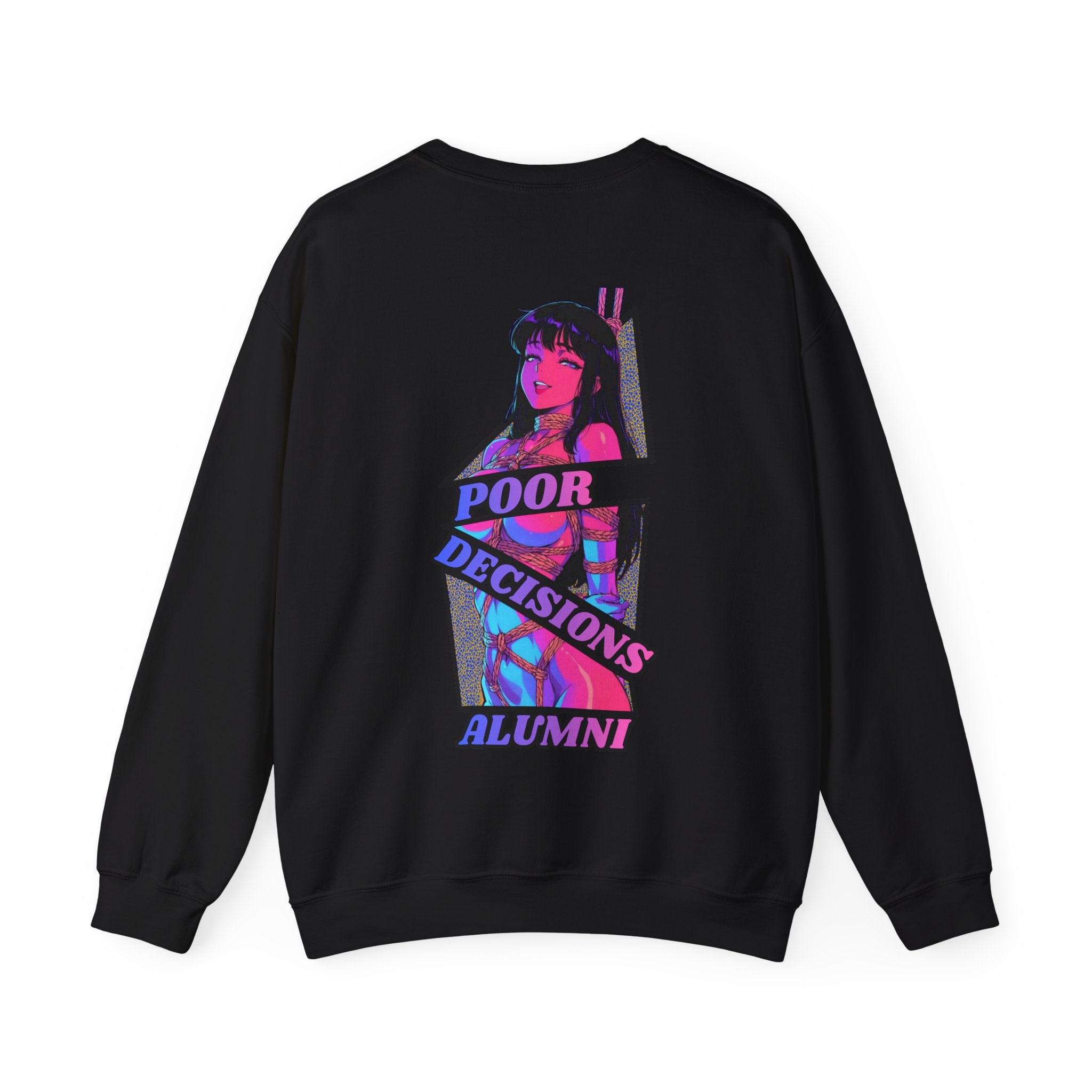 PDA-badge front Ombre-Bestie Crewneck
