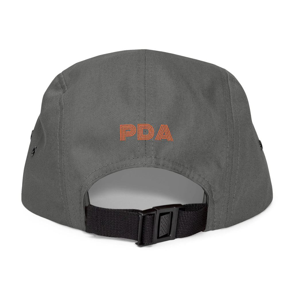 PDA embroidered text 5-Panel Cap