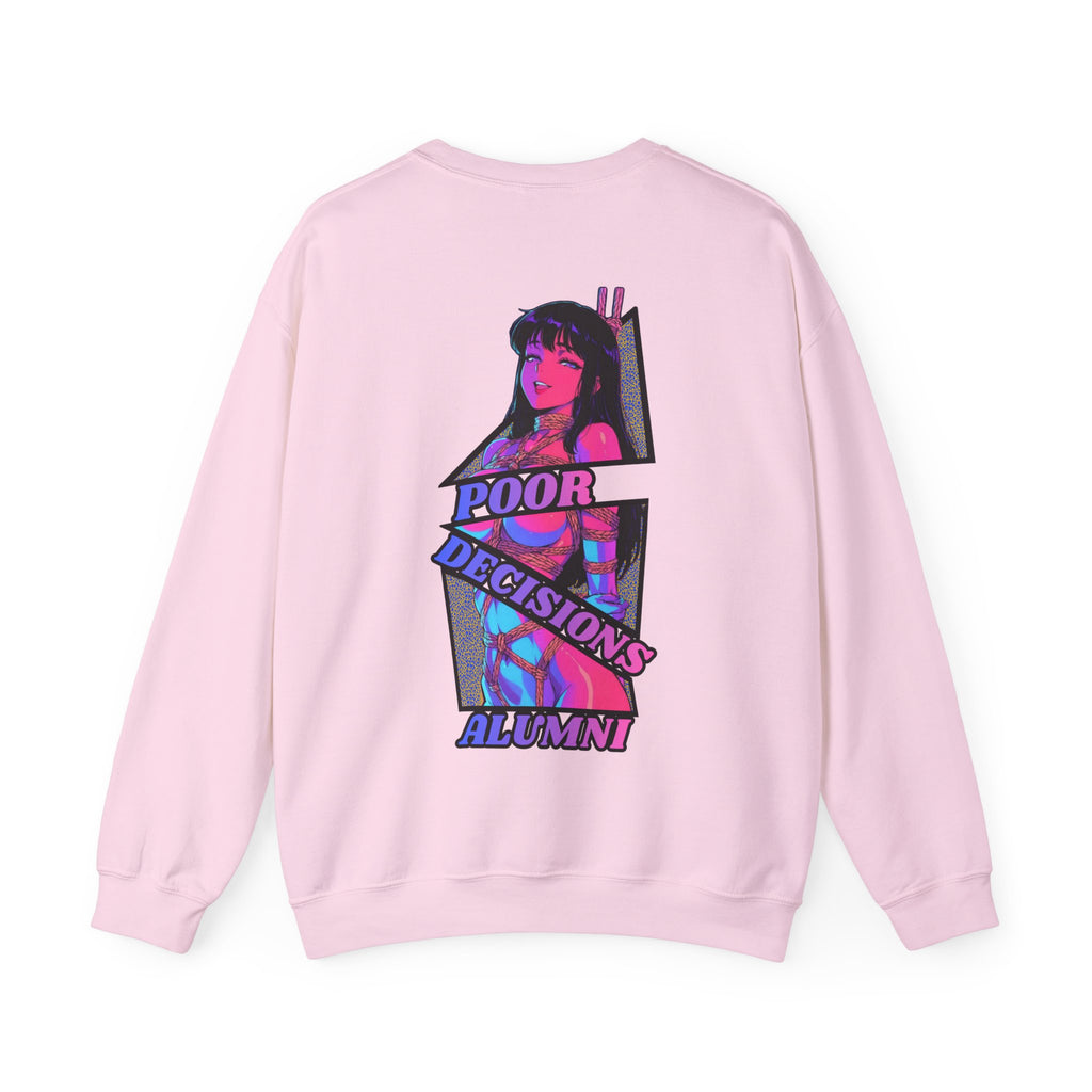 PDA-badge front Ombre-Bestie Crewneck