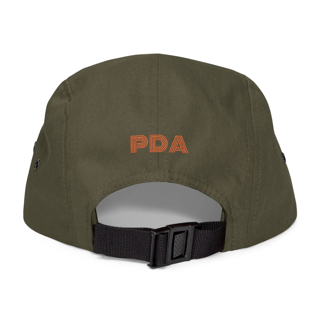 PDA embroidered text 5-Panel Cap