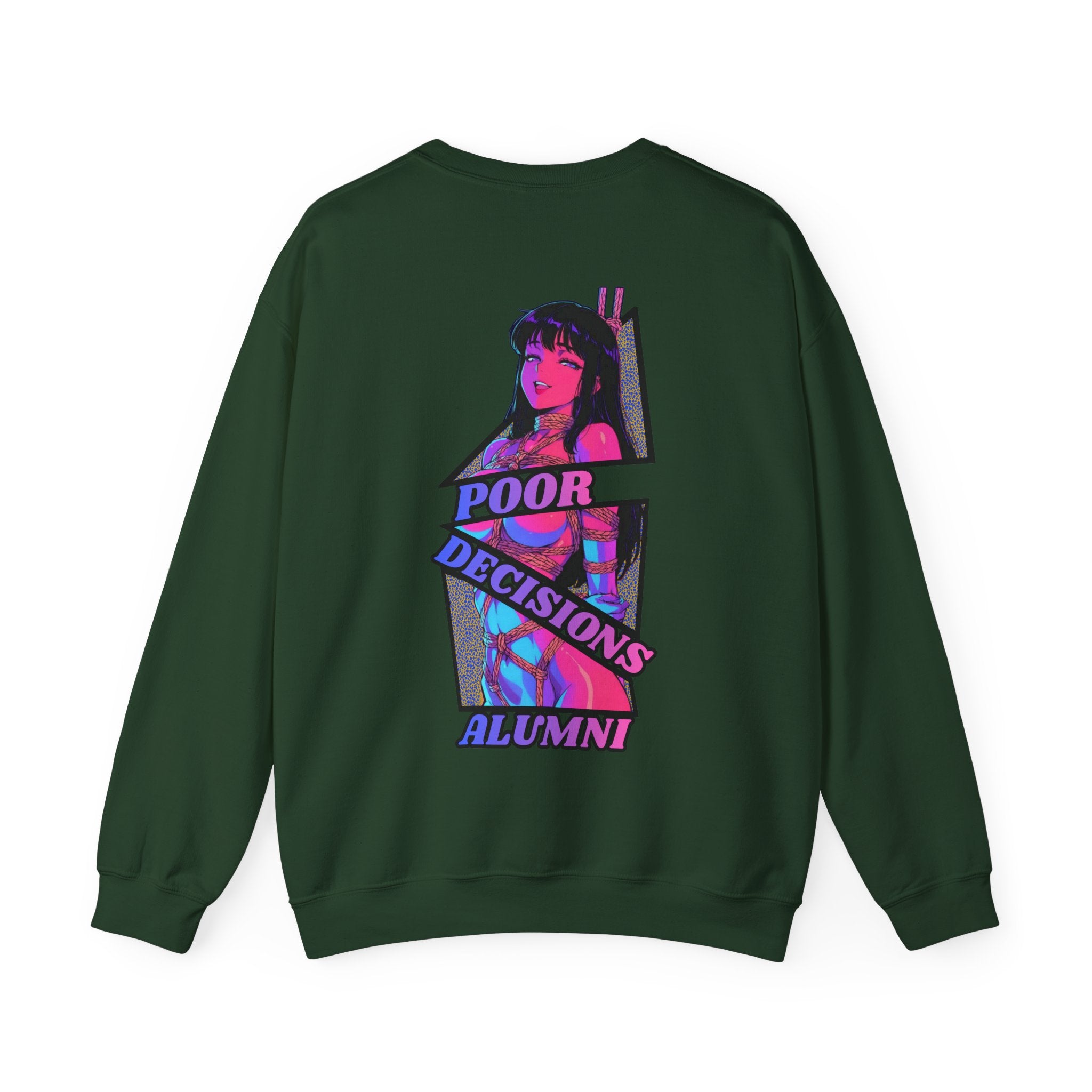 PDA-badge front Ombre-Bestie Crewneck