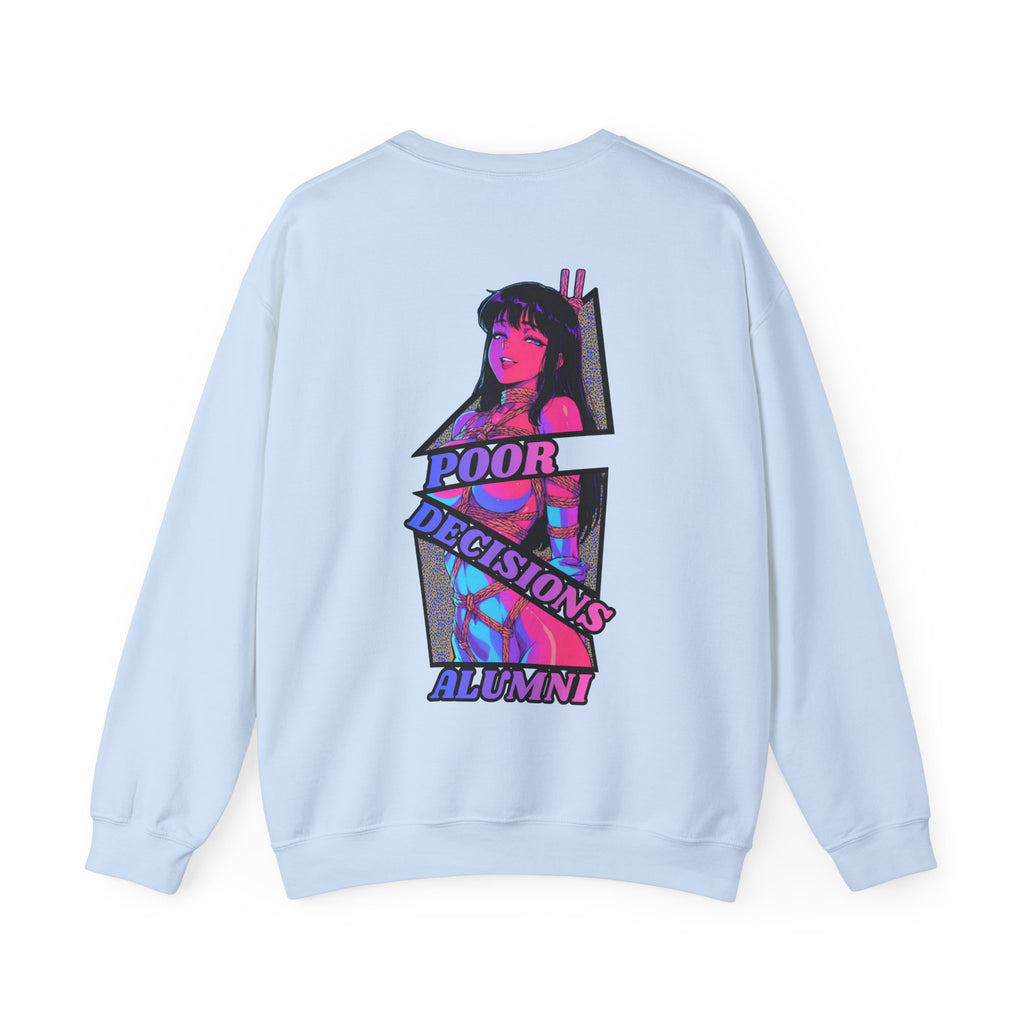 PDA-badge front Ombre-Bestie Crewneck
