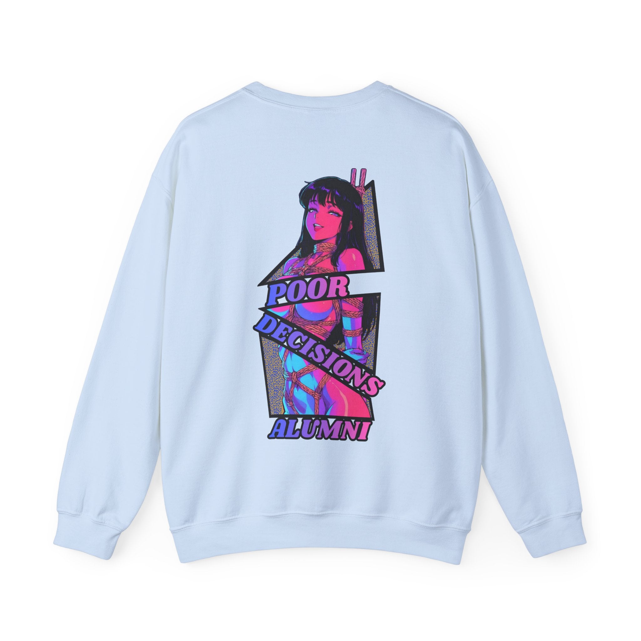 PDA-badge front Ombre-Bestie Crewneck
