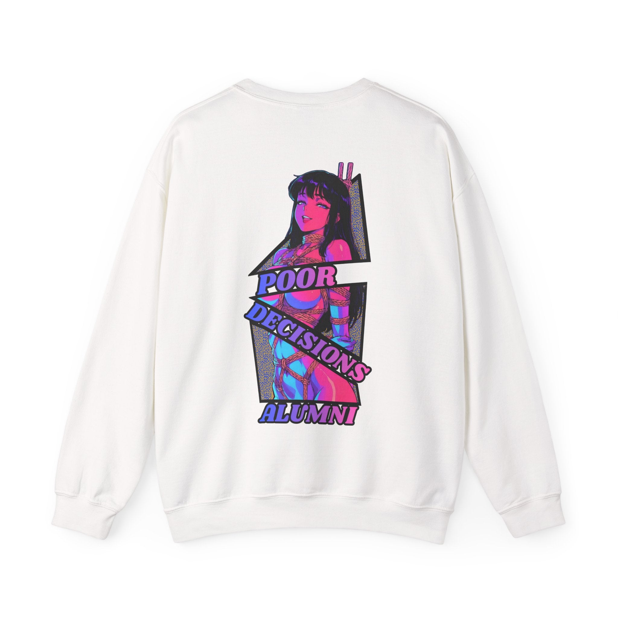 PDA-badge front Ombre-Bestie Crewneck