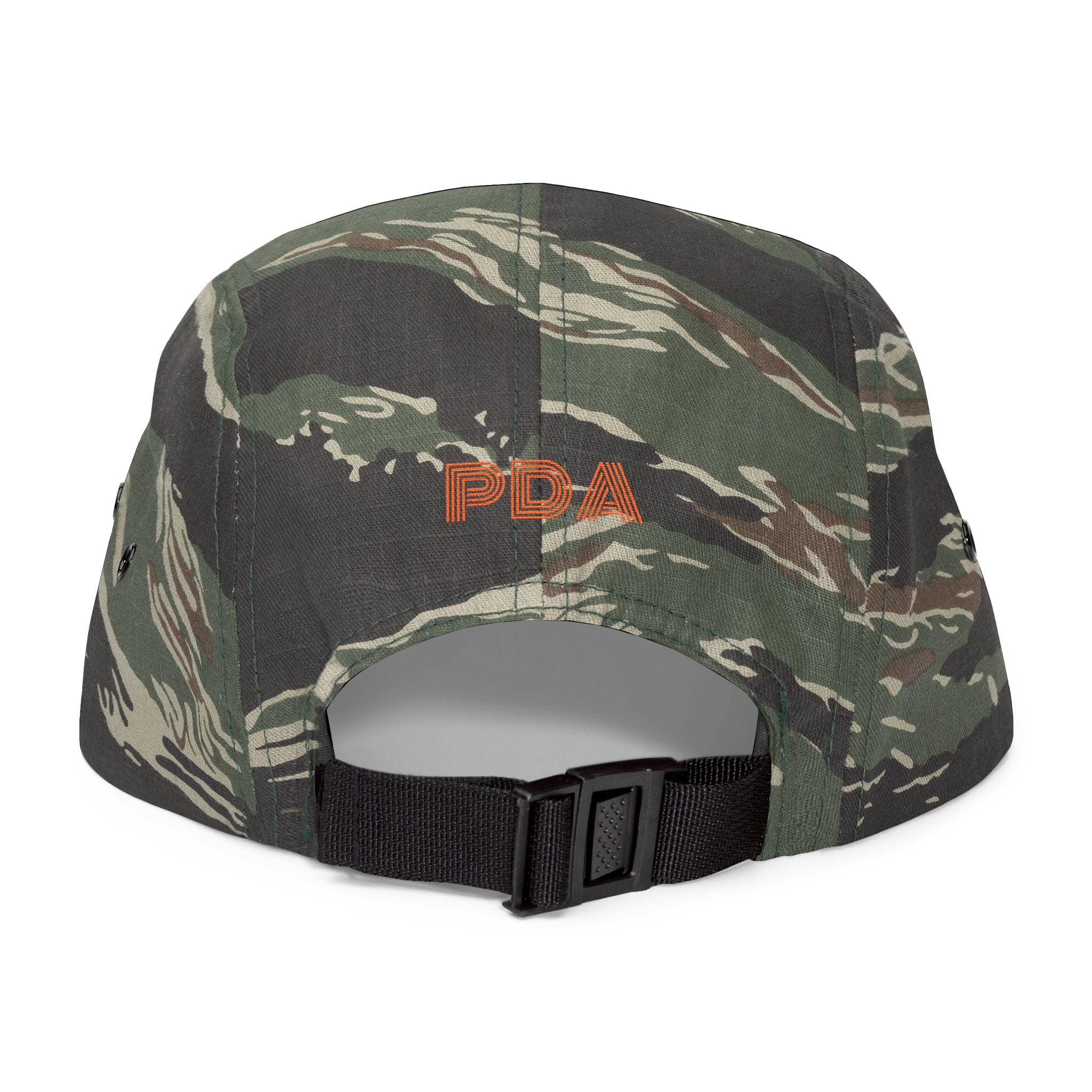 PDA embroidered text 5-Panel Cap