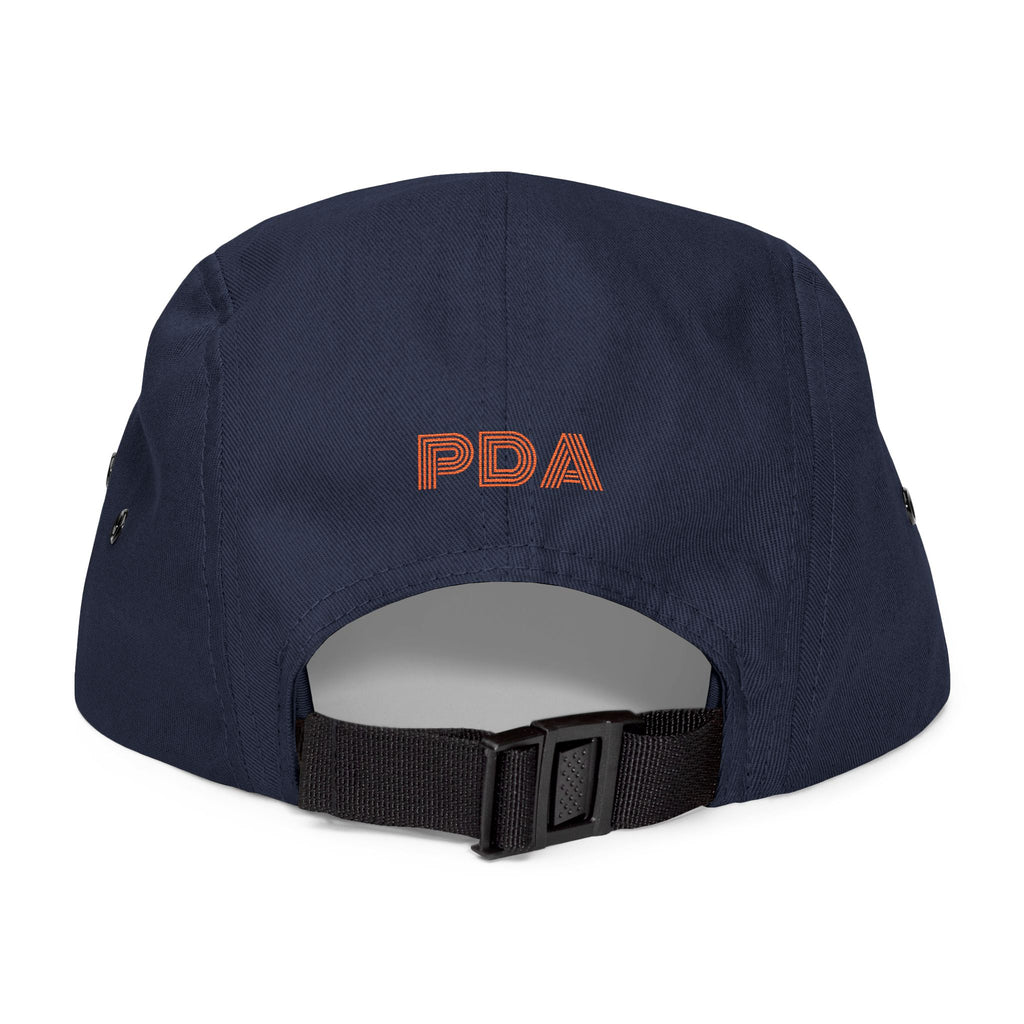 PDA embroidered text 5-Panel Cap