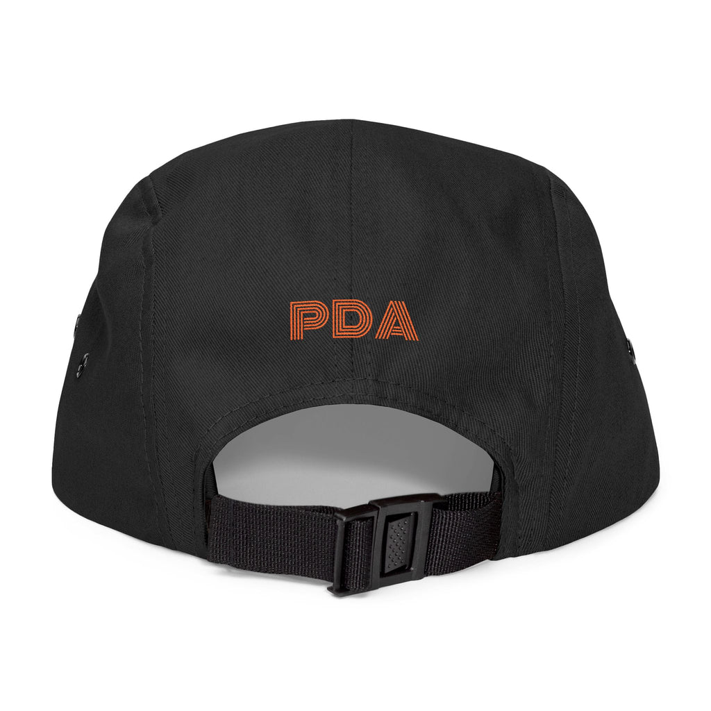 PDA embroidered text 5-Panel Cap