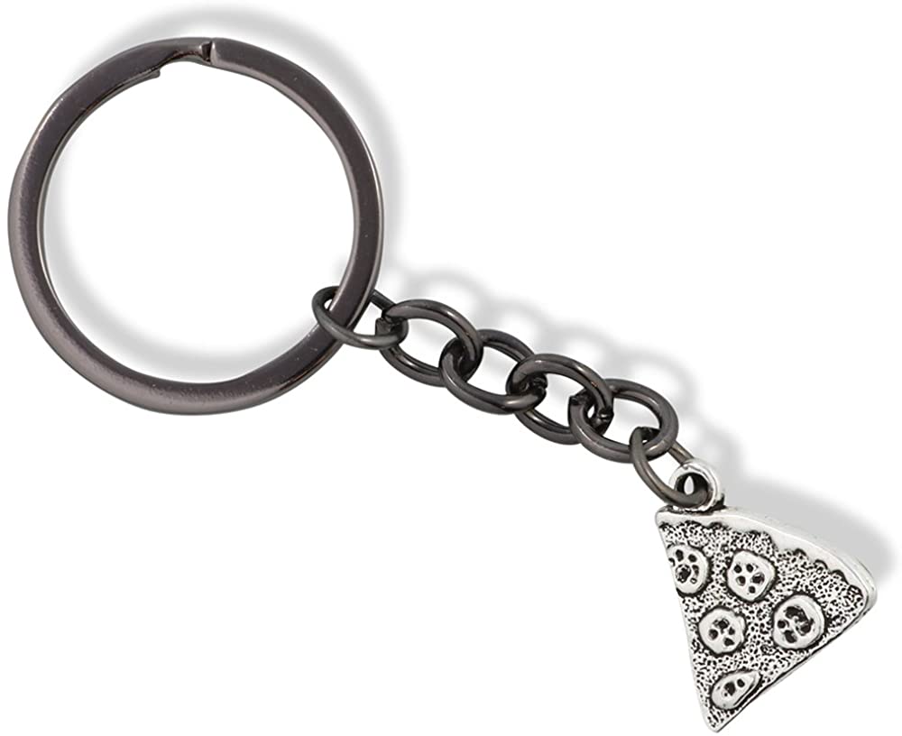 Pizza Charm Keychain