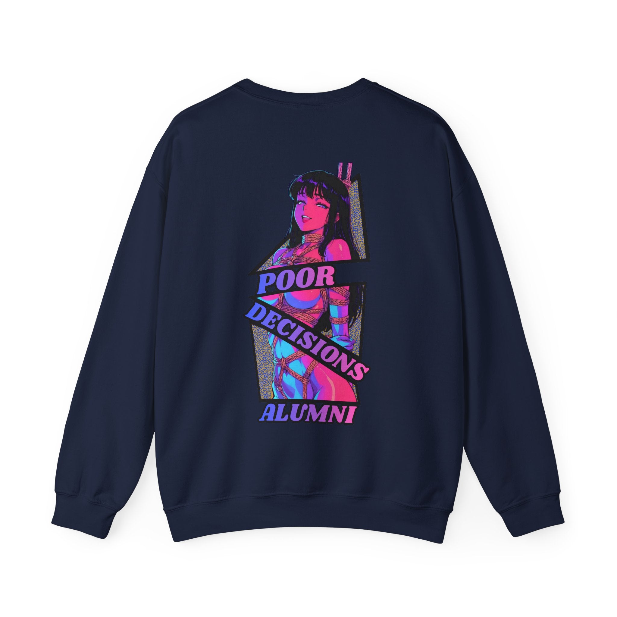 PDA-badge front Ombre-Bestie Crewneck