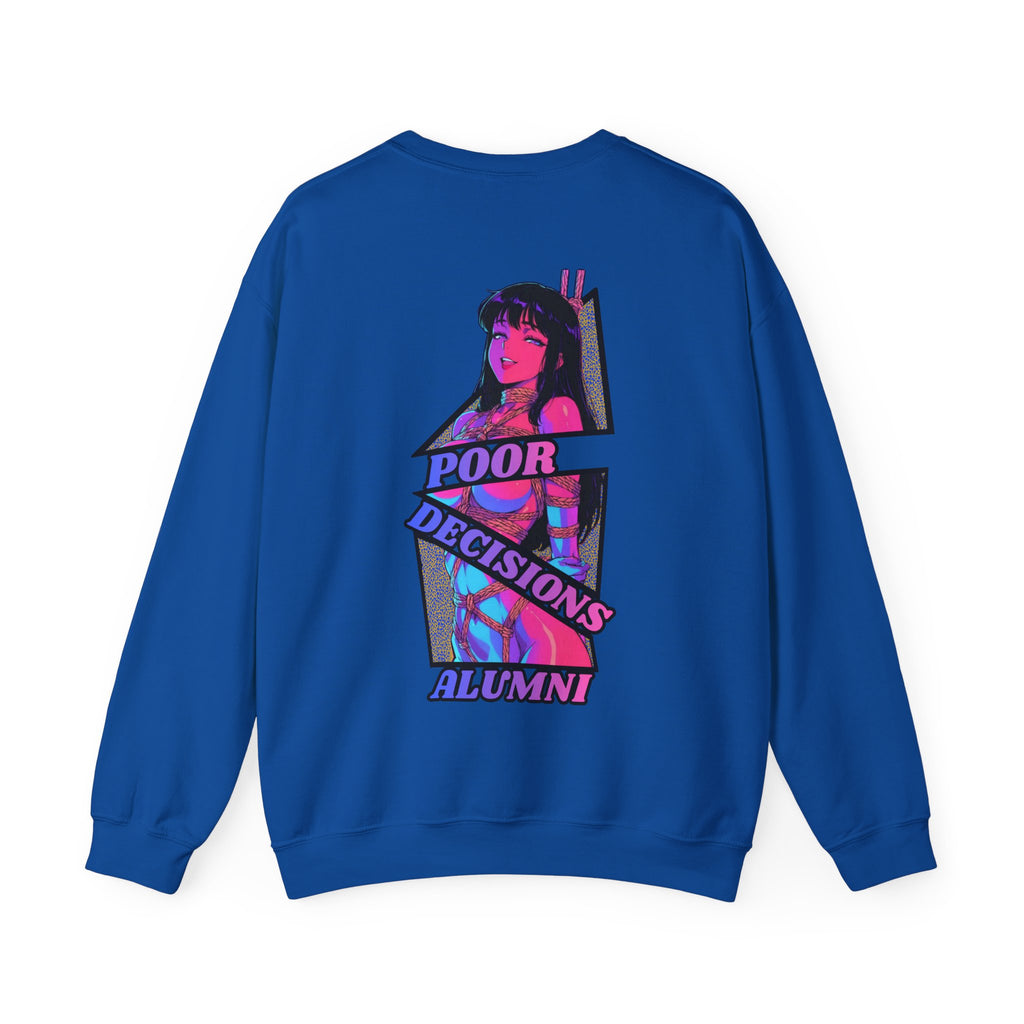 PDA-badge front Ombre-Bestie Crewneck