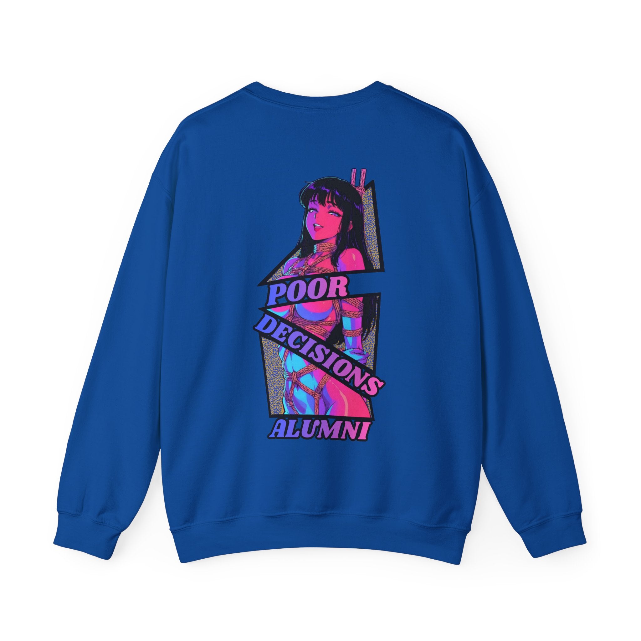 PDA-badge front Ombre-Bestie Crewneck