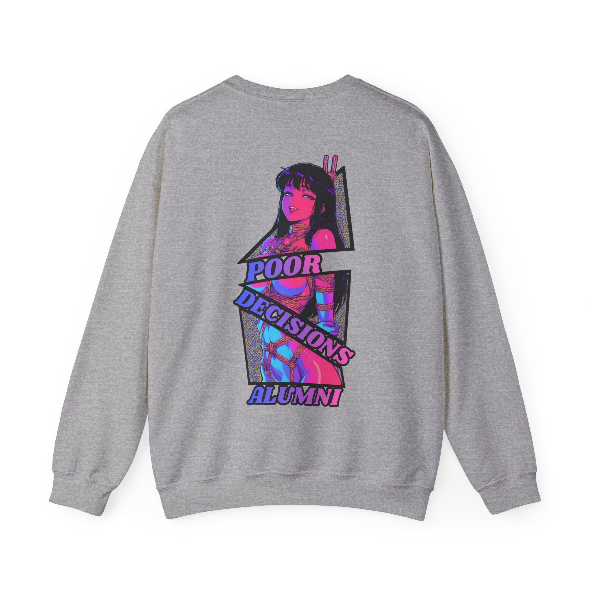PDA-badge front Ombre-Bestie Crewneck