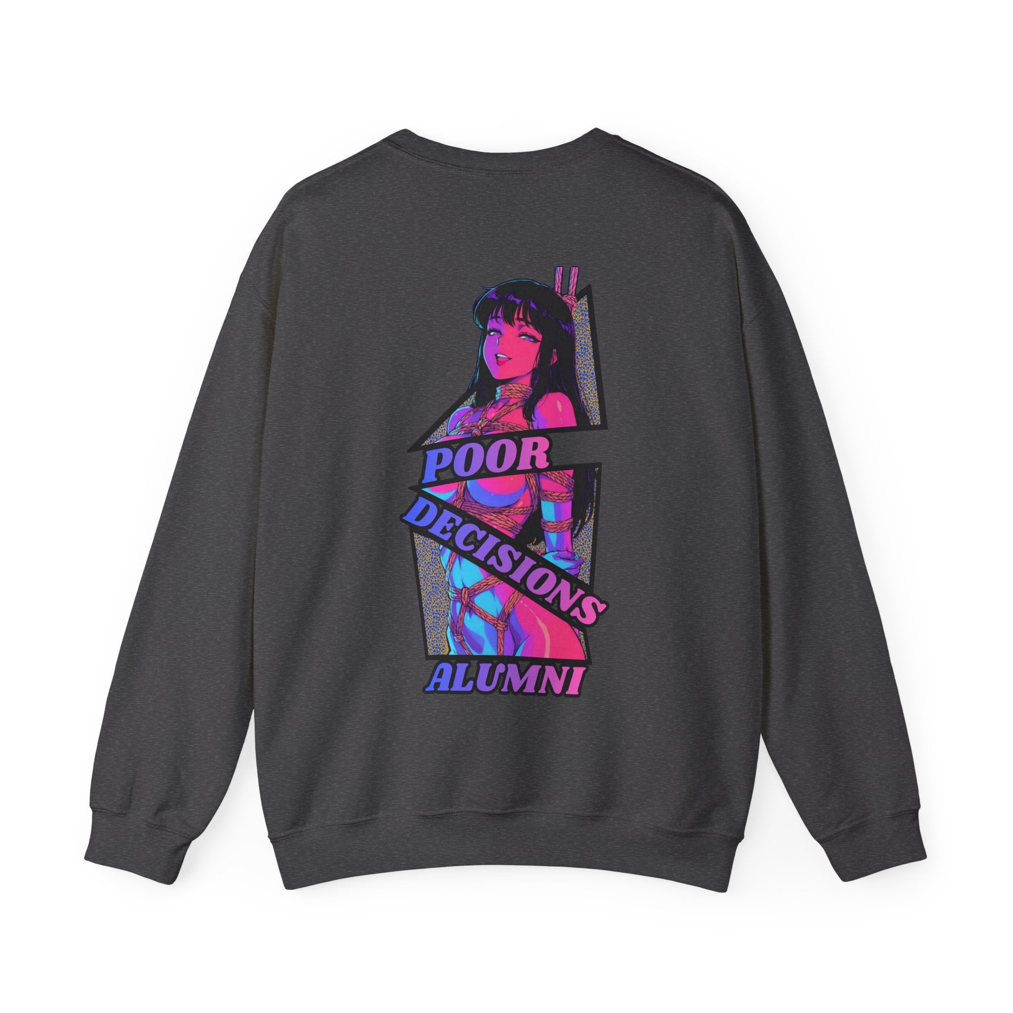 PDA-badge front Ombre-Bestie Crewneck