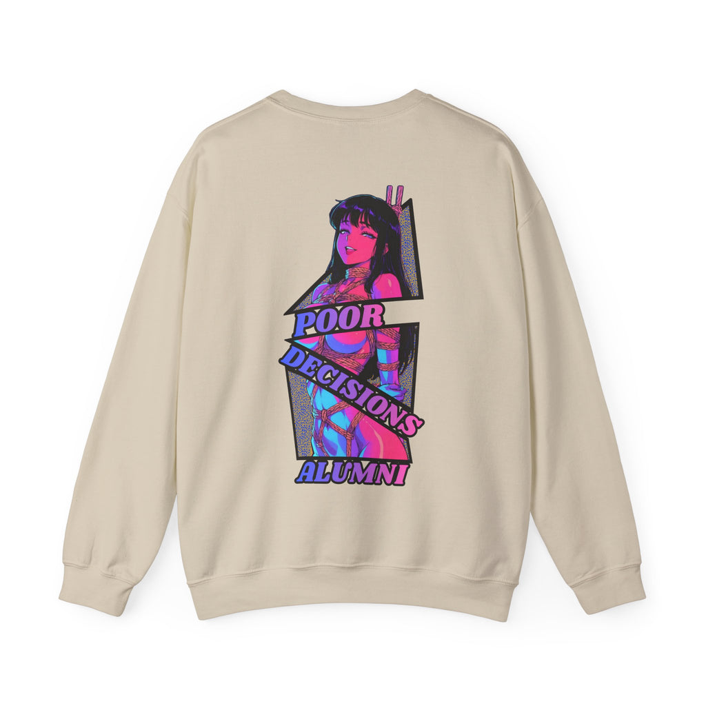PDA-badge front Ombre-Bestie Crewneck