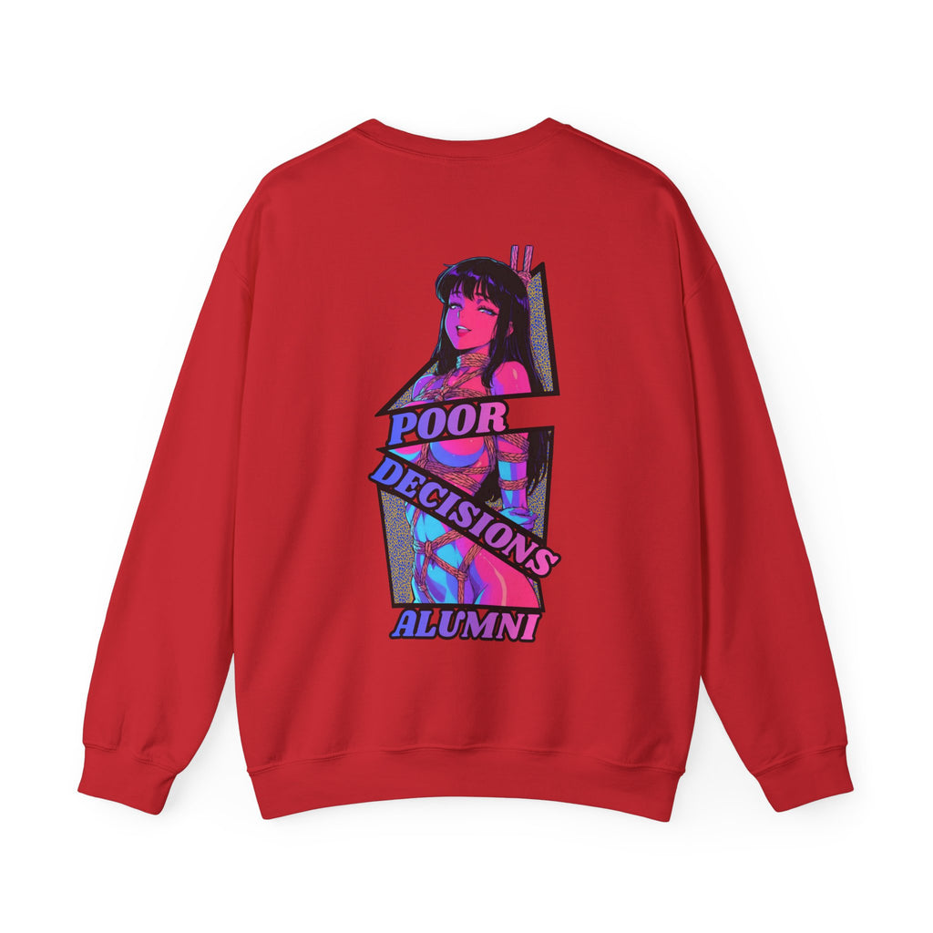 PDA-badge front Ombre-Bestie Crewneck